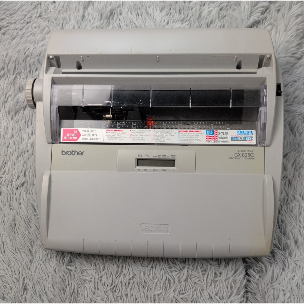 Brother GX-8250 Electronic Correctronic Electric Typewriter Power Cord